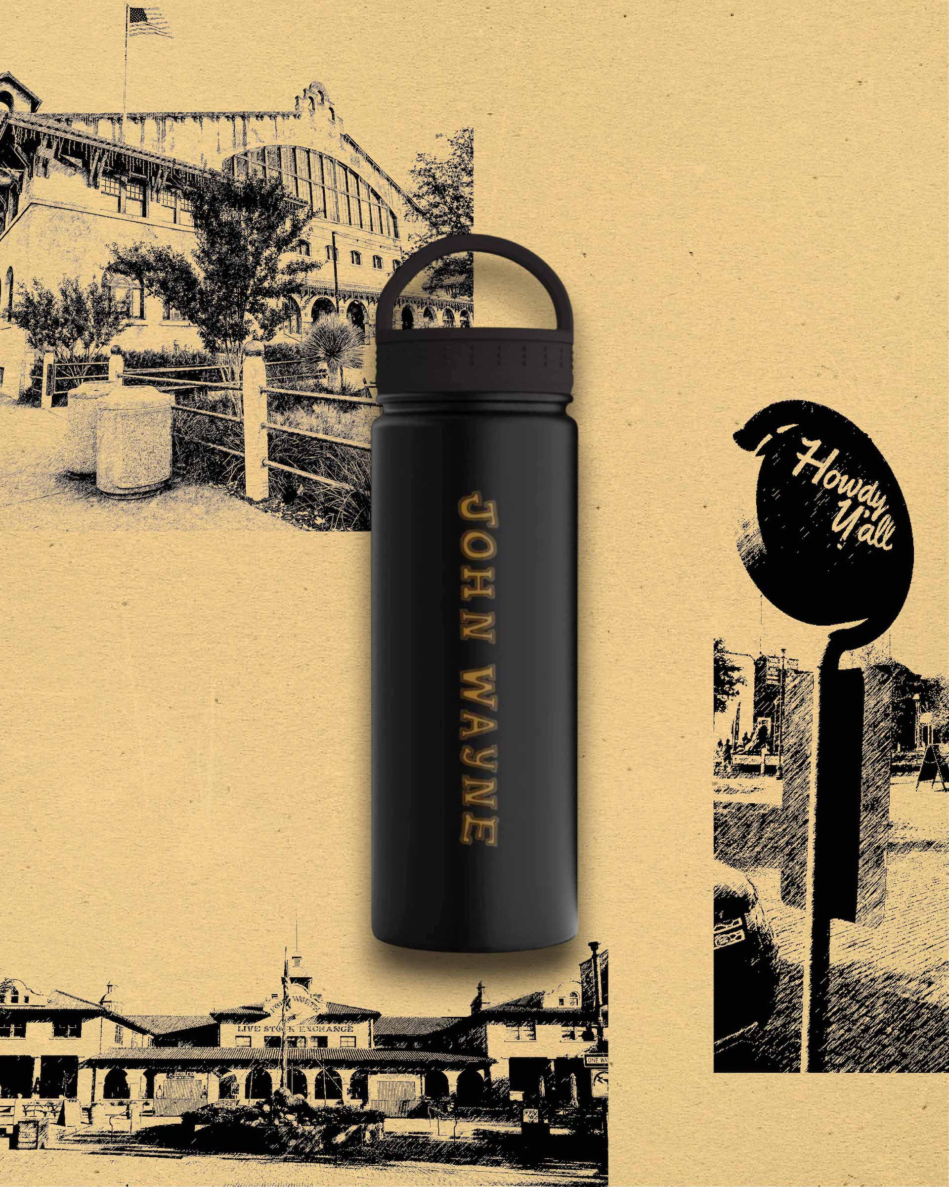 Insulated Water Bottle - Matte Black