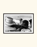 JOHN WAYNE IN CAR, 1966