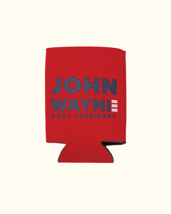 John Wayne for President Koozie