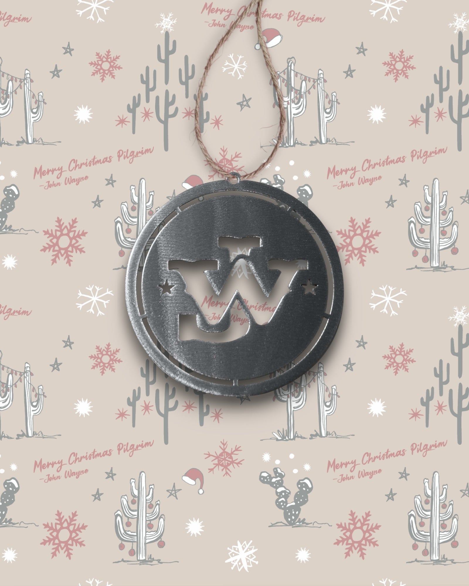 JW Brand Ornament - Matte Clear