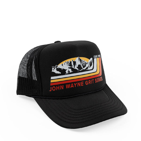 Lone Pine Grit Series Trucker Hat - Black