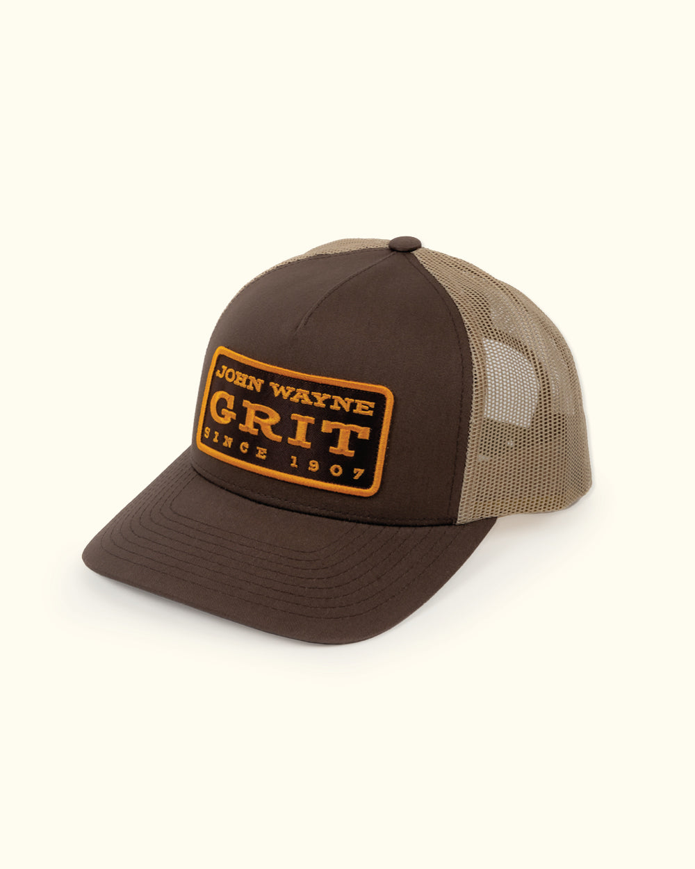GRIT Trucker Hat - Brown/Khaki