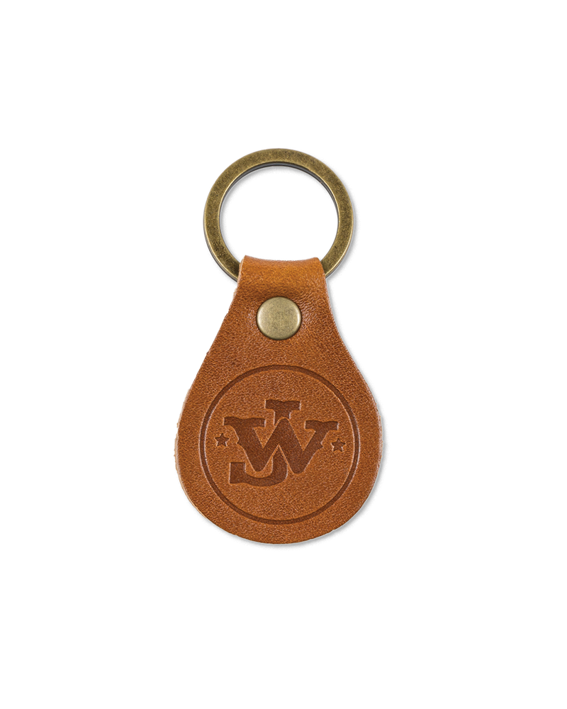 JW Leather Keychain - Saddle Brown
