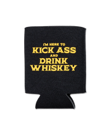 Kick Ass & Drink Whiskey Koozie