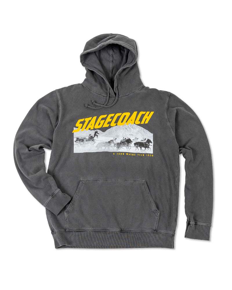 Stagecoach Photo Hoodie - Washed Black