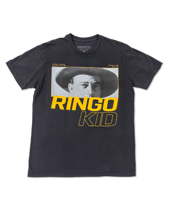 Stagecoach Ringo Kid Photo Tee - Vintage Black
