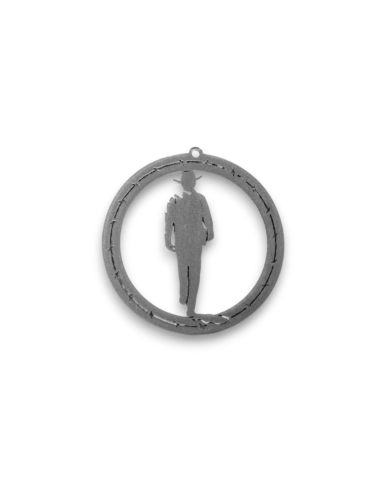JW Silhouette Ornament - Matte Clear