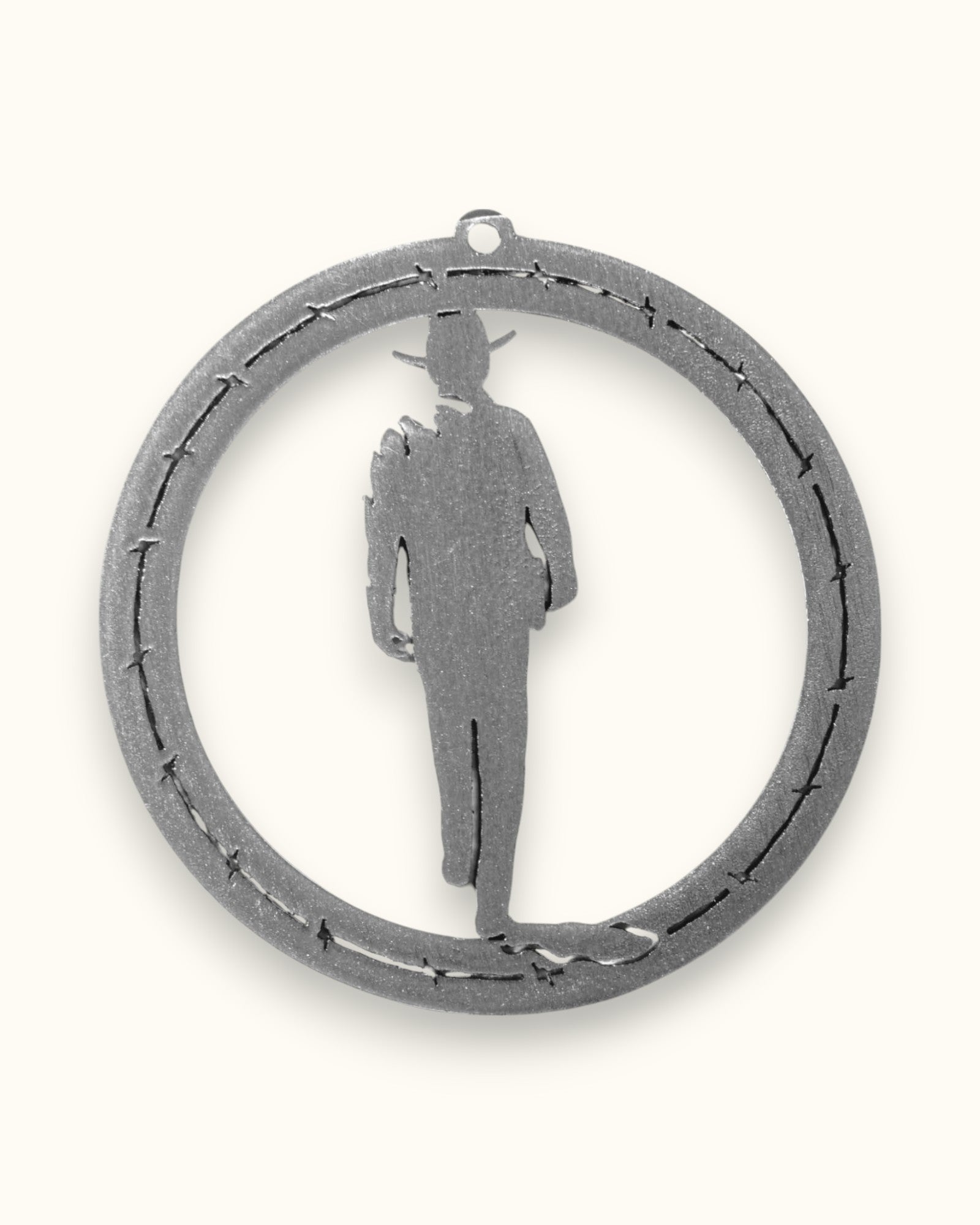 JW Silhouette Iron Ornament
