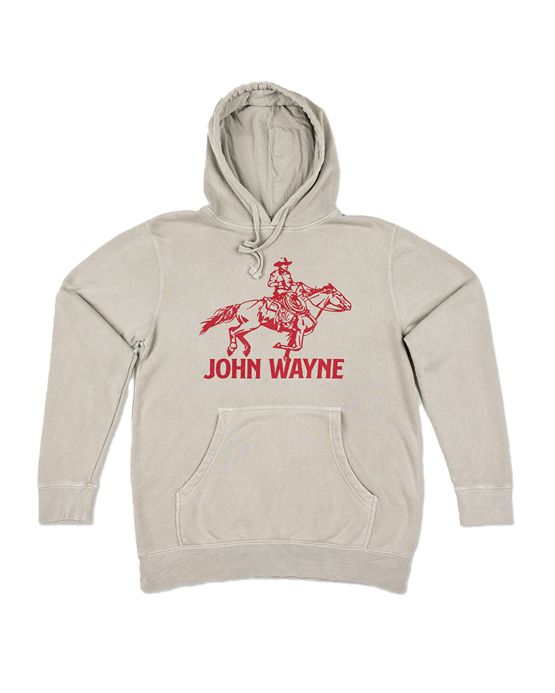 John Wayne Rider Hoodie - Washed Cement