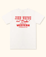 Duke Quality Western Tee - Vintage White