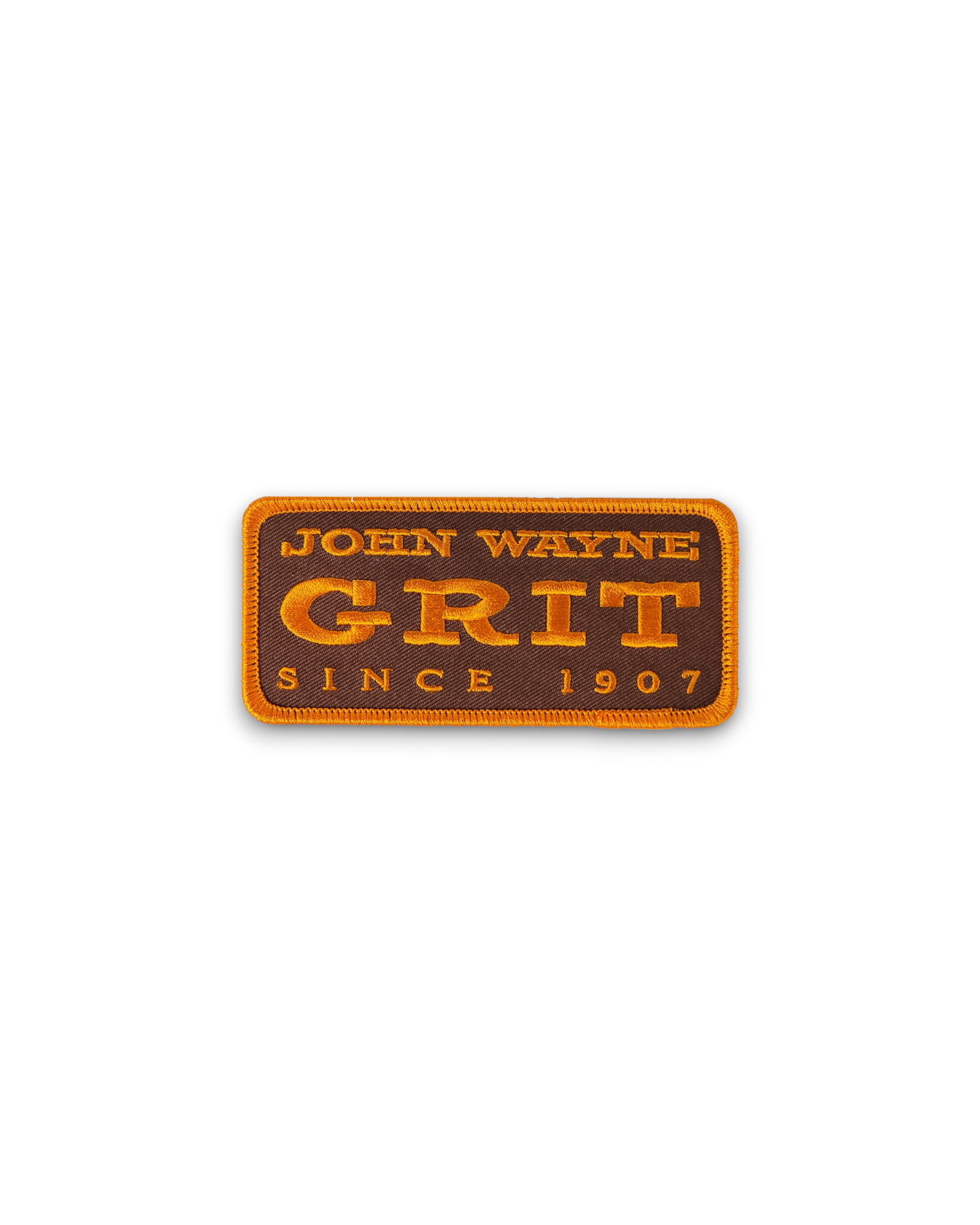 GRIT Patch - Brown/Gold