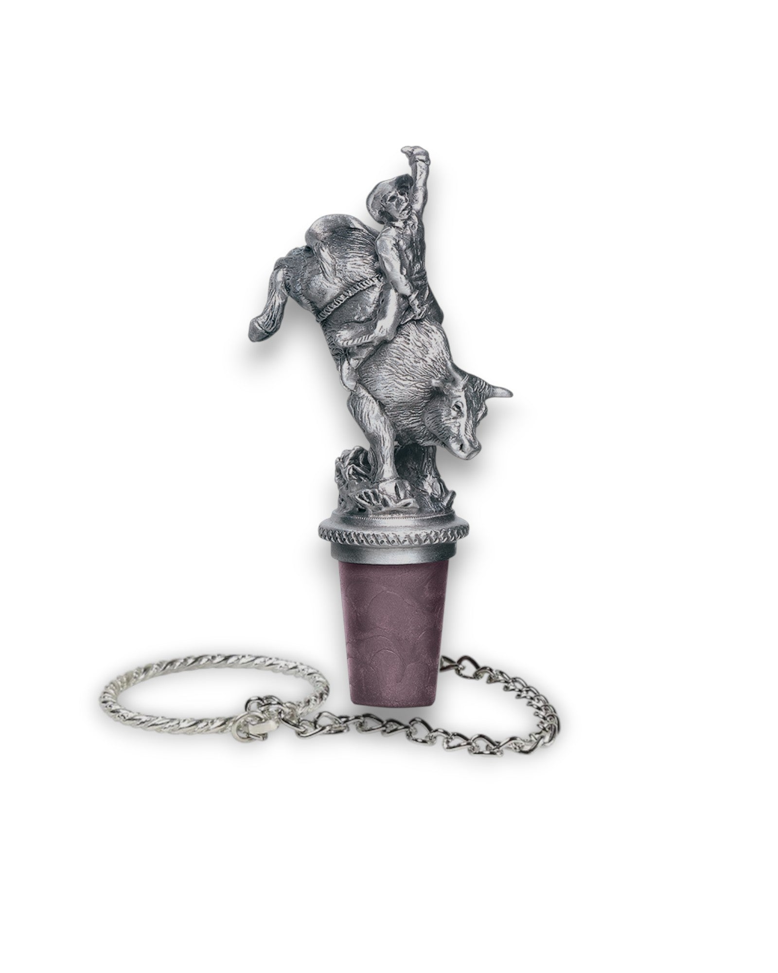 Bull Rider Bottle Stopper
