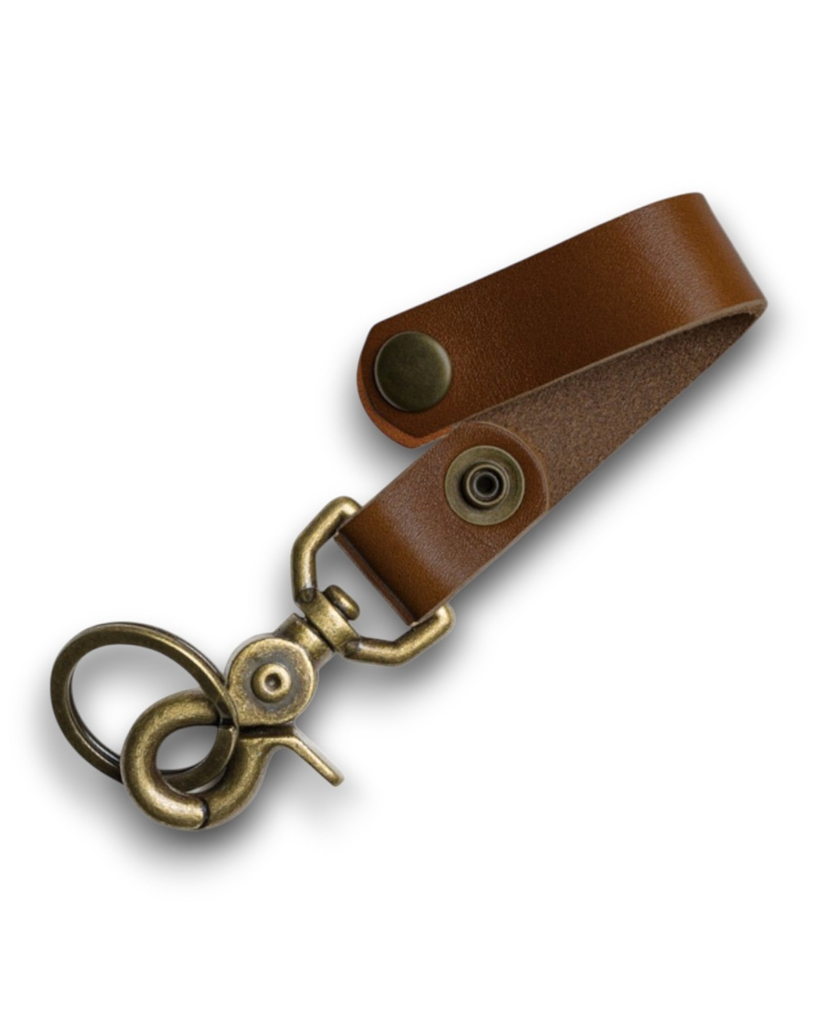 John Wayne Leather Key Fob - Brown