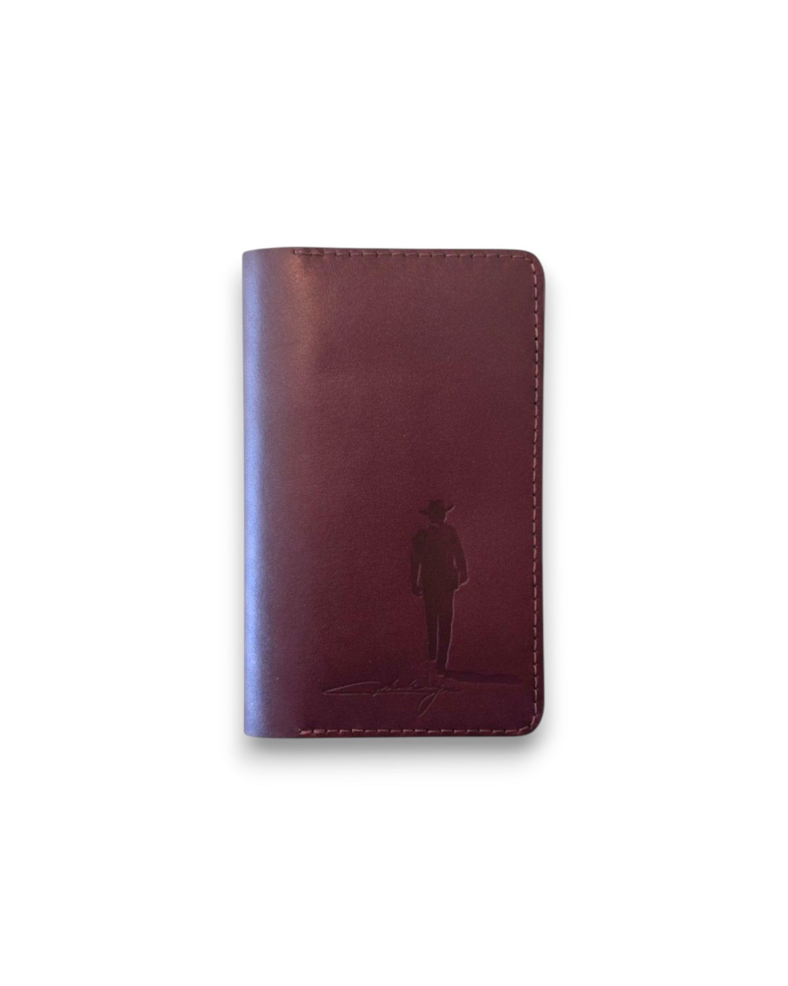John Wayne Leather Travel Wallet – Medium Brown