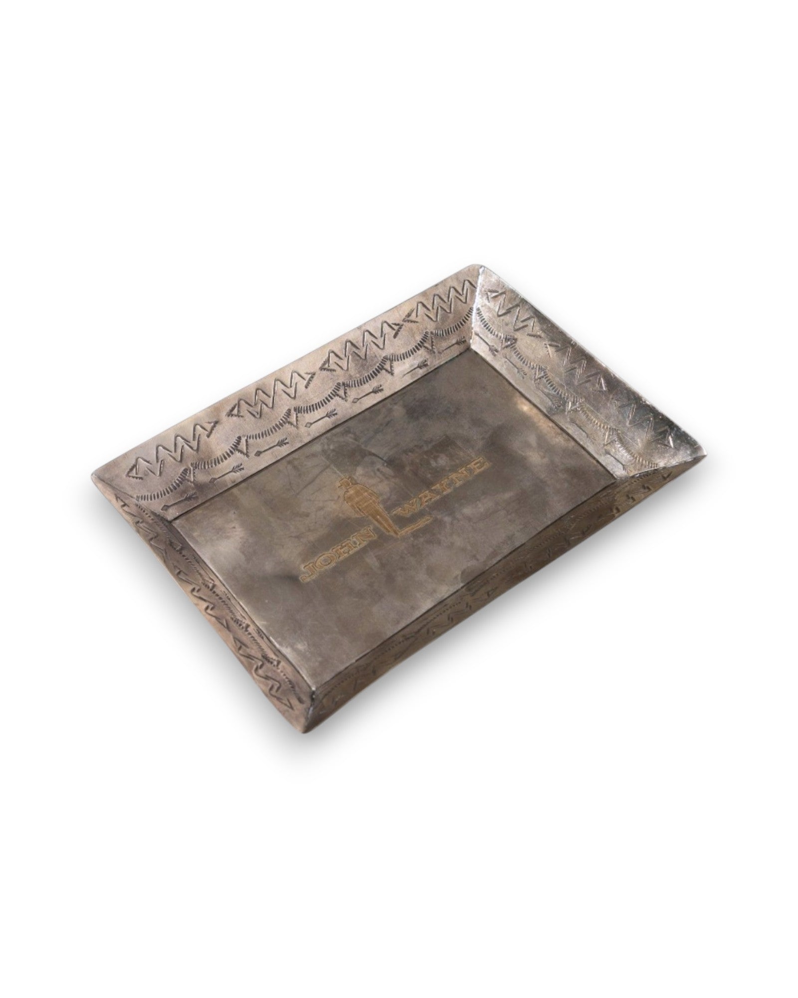 John Wayne Silver Tray