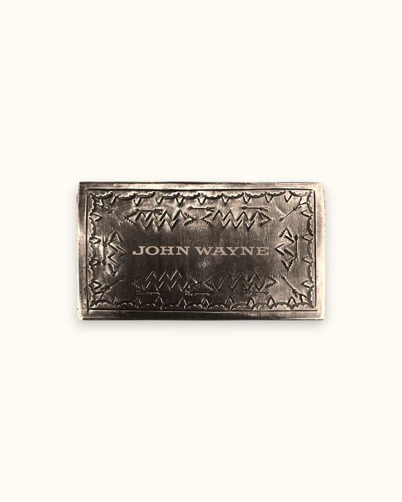 John Wayne Silver Matchbox - Large