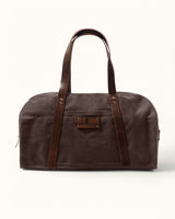 John Wayne Waxed Canvas Weekender Bag - Brown