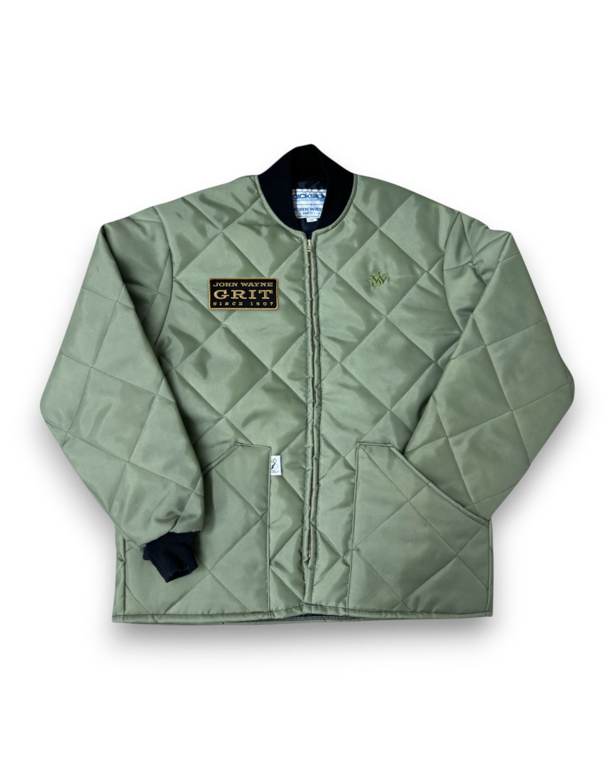 John Wayne x Dickson Quilted Insulated Jacket - Olive Special Edition Patch