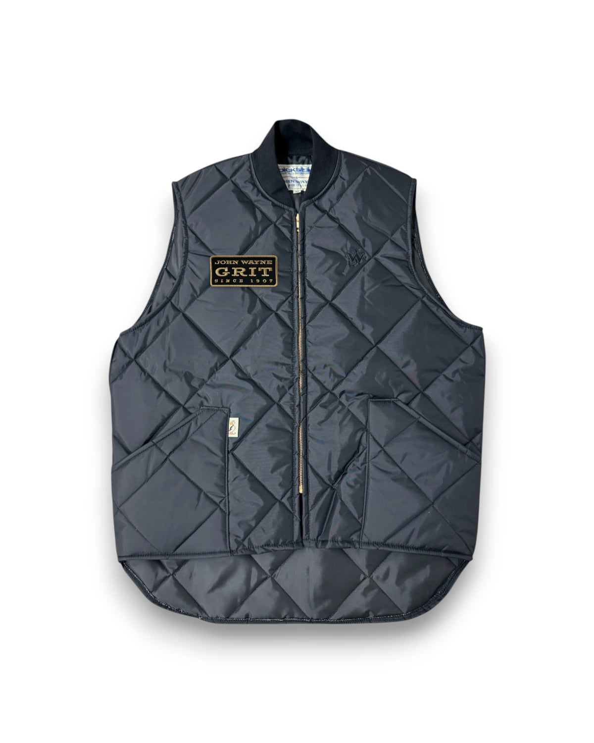 John Wayne x Dickson Quilted Insulated Vest - Black Special Edition Patch