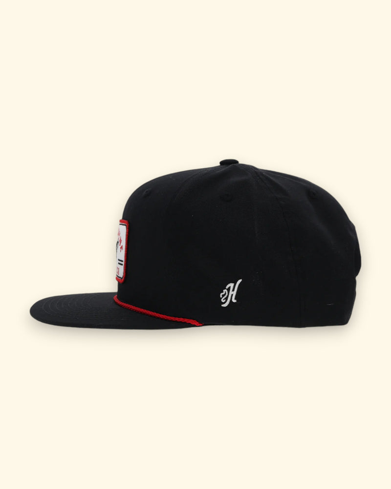 JW x Hooey Cattle Co. Patch Rope Hat - Black