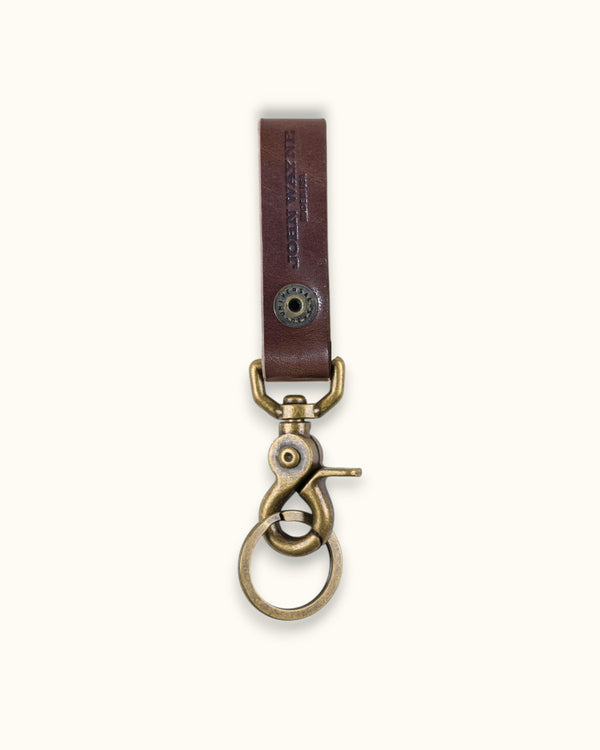 John Wayne Leather Key Fob - Brown