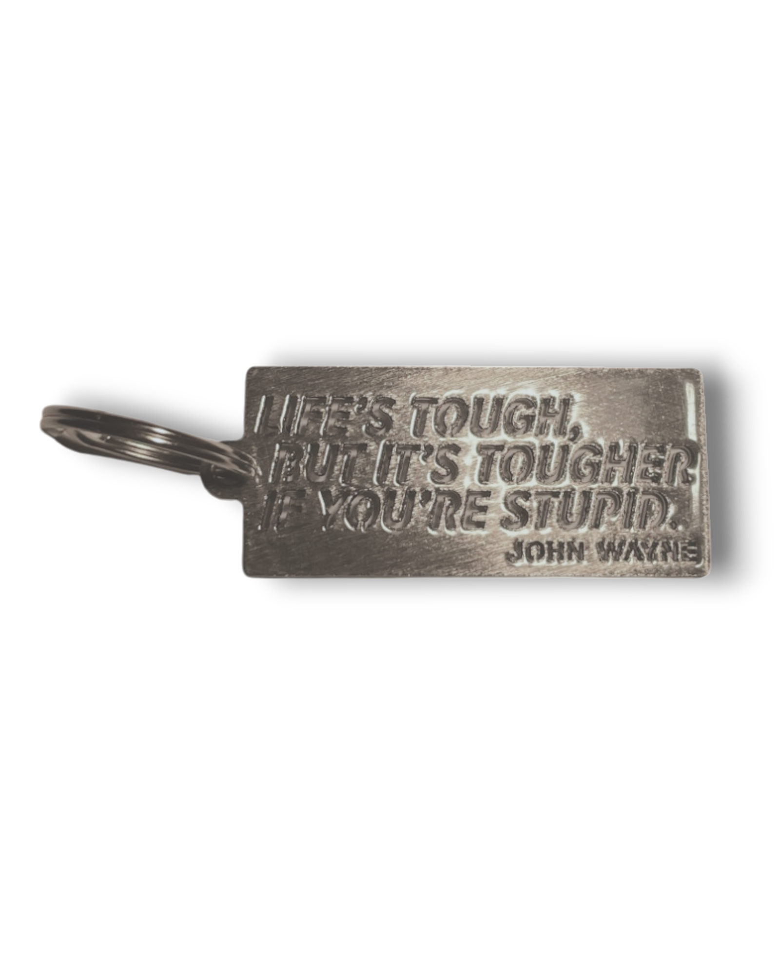 Life's Tough Keychain - Matte Clear