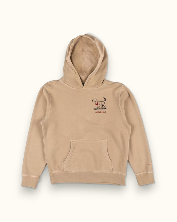 Little Duke Kids Hoodie - Washed Sand