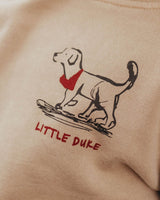 Little Duke Kids Hoodie - Washed Sand