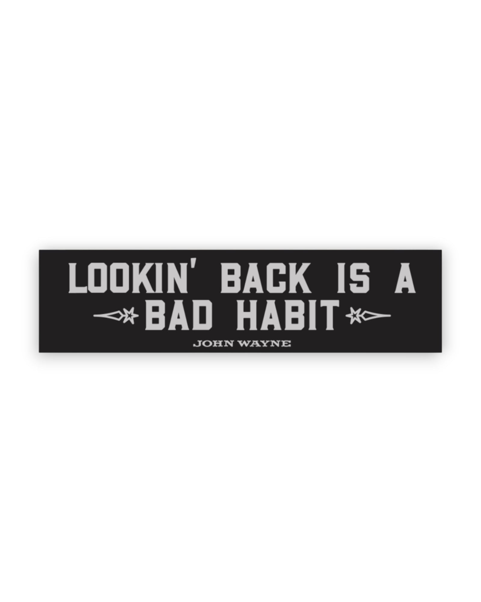 Lookin' Back Bumper Sticker