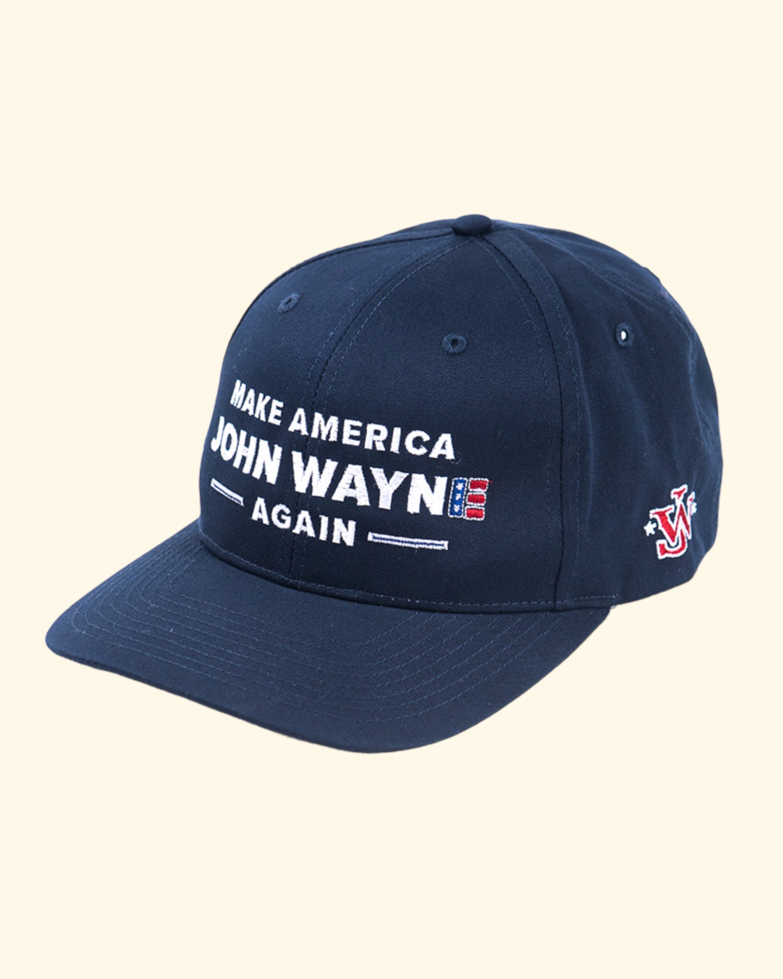 Make America John Wayne Again Snapback Hat - Navy