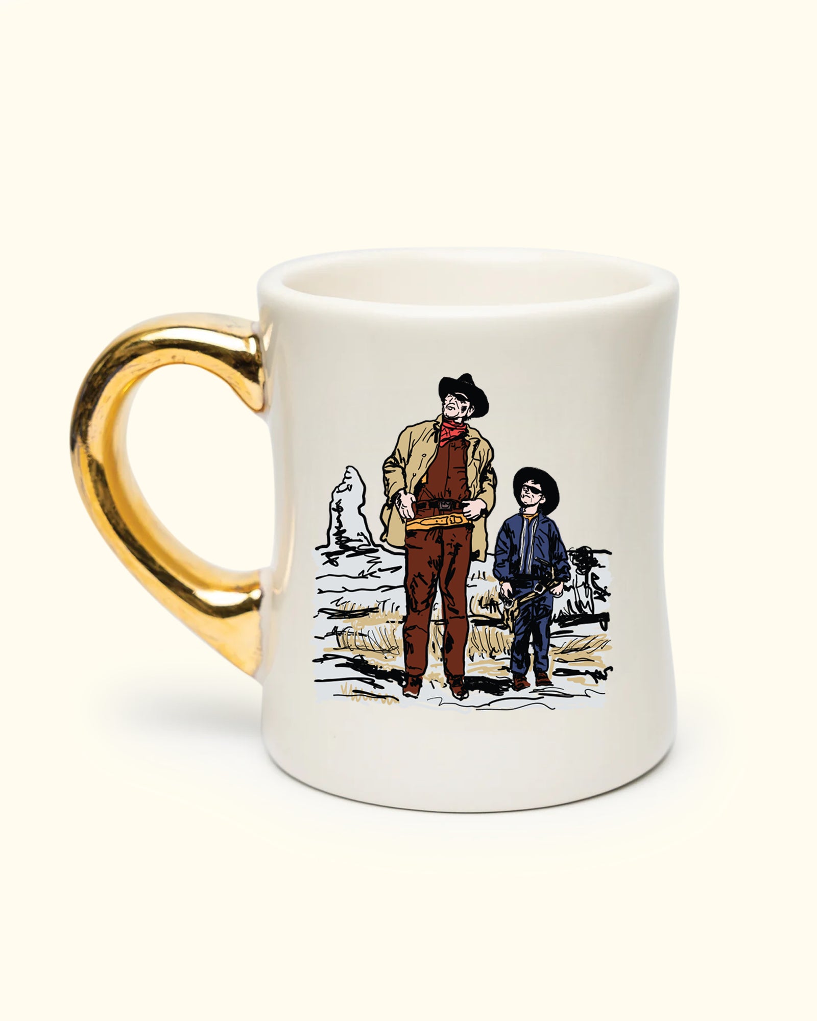 True Grit (1969) 55th Anniversary Special 3-Piece Gold Handle Mug Seri