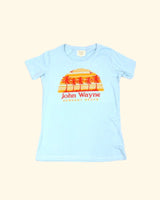 Women's Newport Beach Sunset Tee - Light Blue