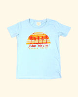 Newport Beach Sunset Tee - Light Blue