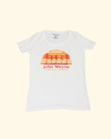 Women's Newport Beach Sunset Tee - White