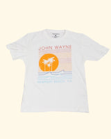 Newport Beach Skyline Tee - White