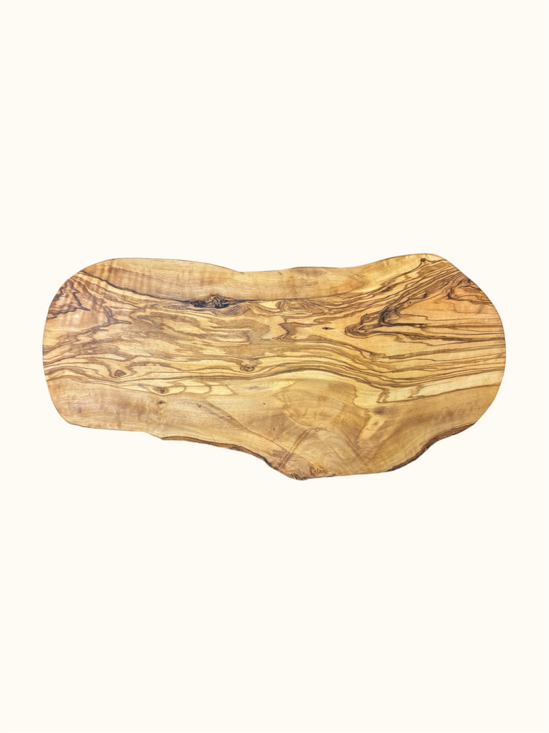 John Wayne Live Edge Olive Wood Serving Board - Oval