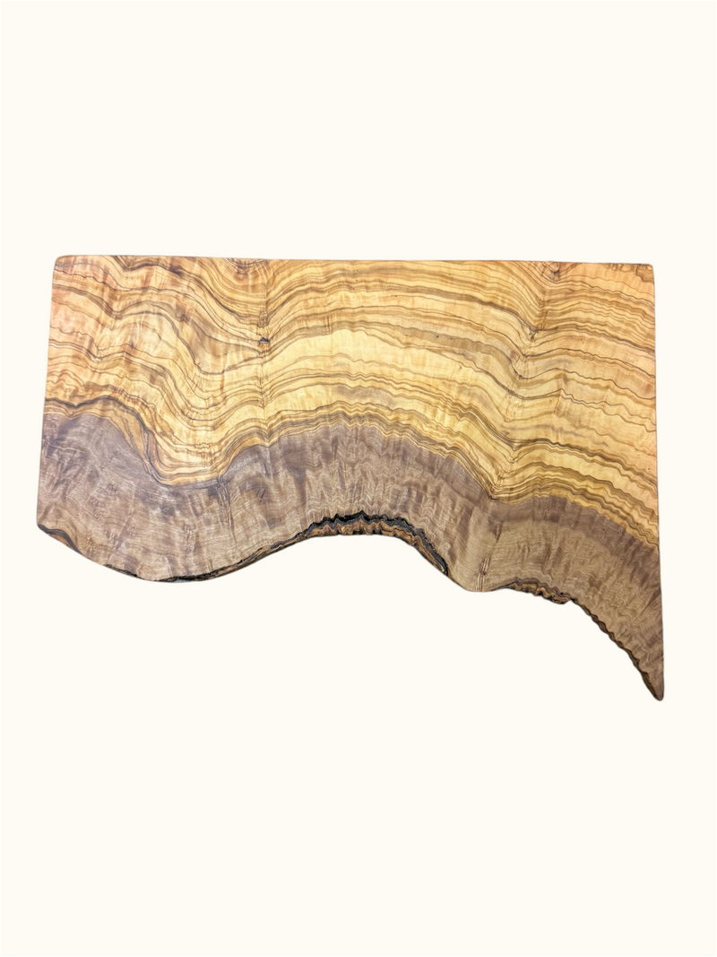 John Wayne Live Edge Olive Wood Serving Board - Rectangle