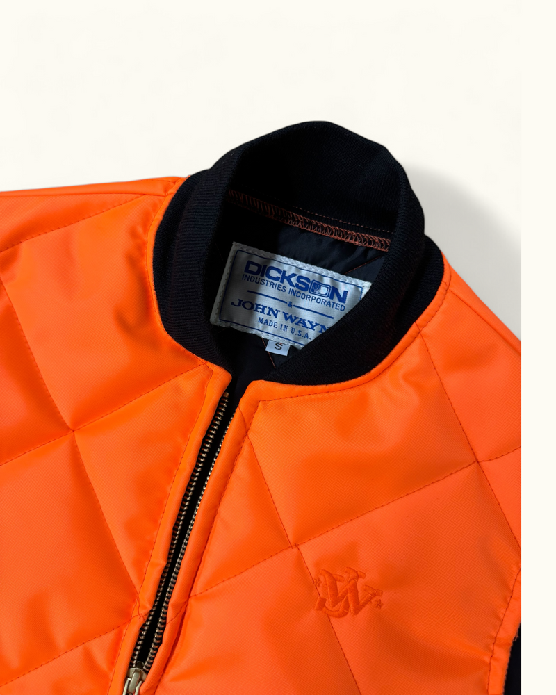 John Wayne x Dickson Quilted Insulated Vest - Orange