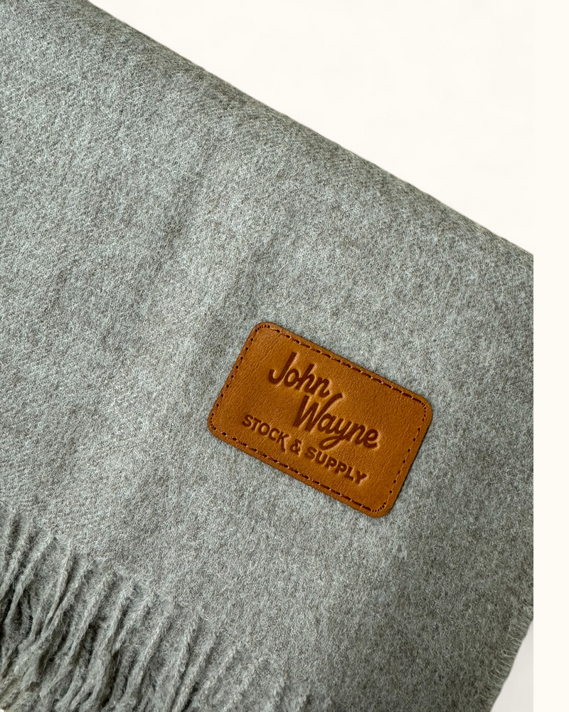 John Wayne "Pilar" Peruvian Alpaca Throw - Solid