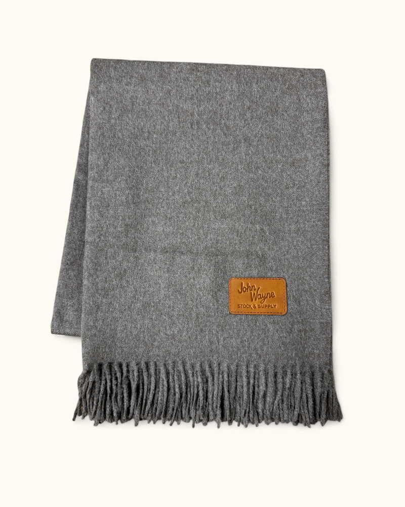 John Wayne "Pilar" Peruvian Alpaca Throw - Solid