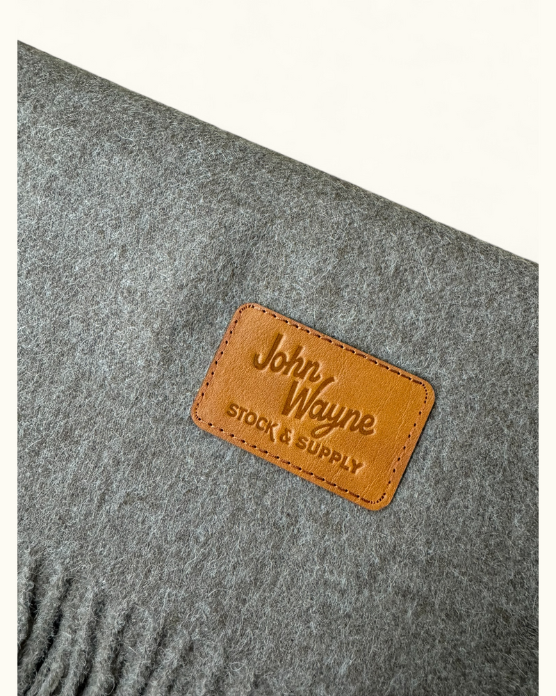 John Wayne "Pilar" Peruvian Alpaca Throw - Solid