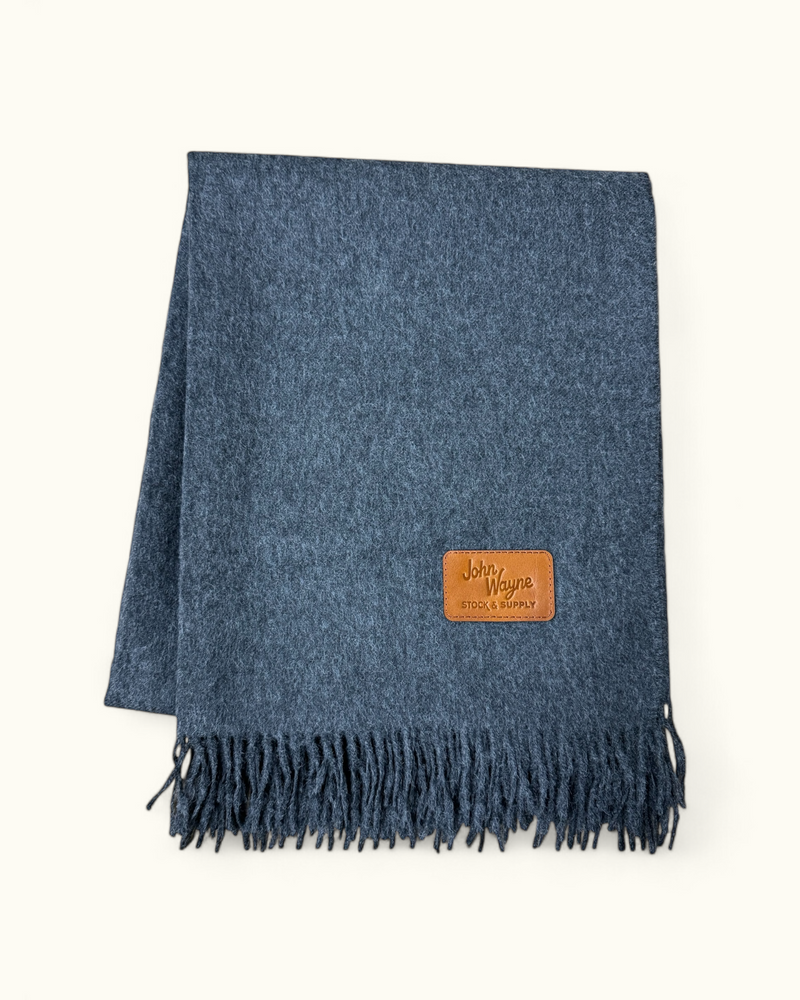 John Wayne "Pilar" Peruvian Alpaca Throw - Solid