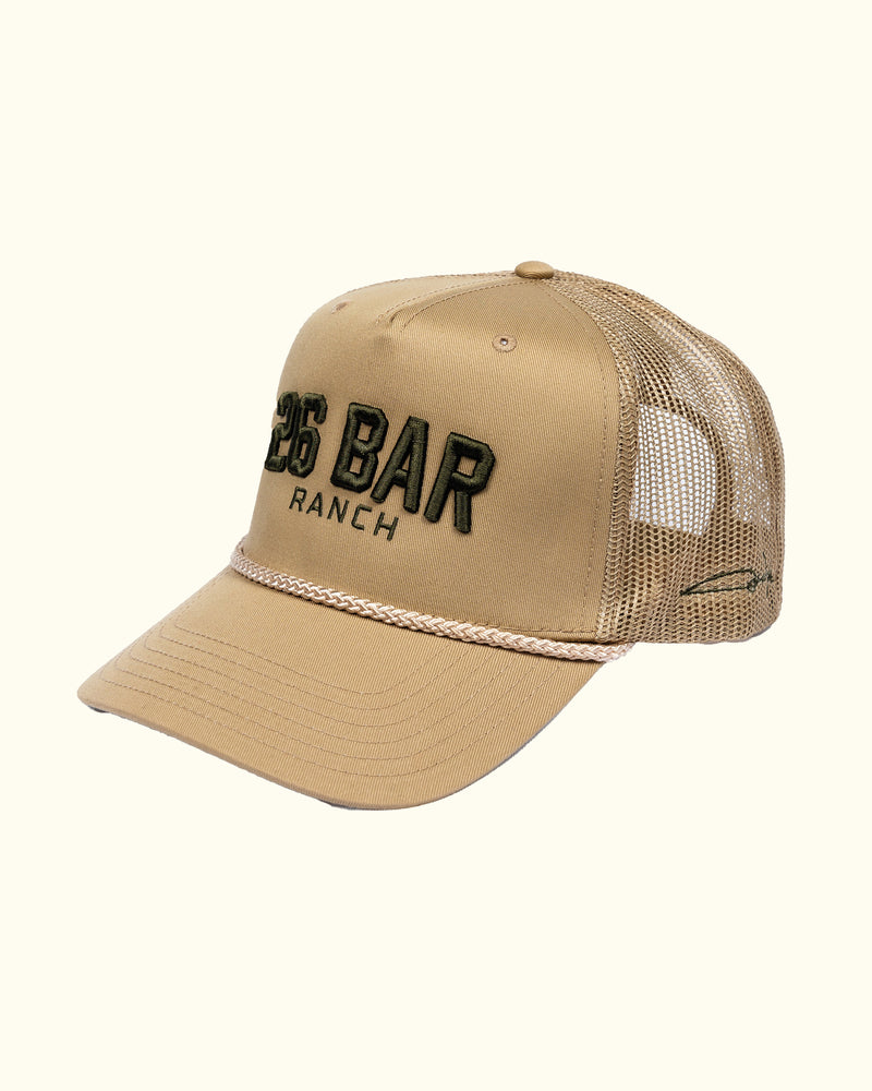 26 Bar John Wayne Ranch Rope Trucker Hat