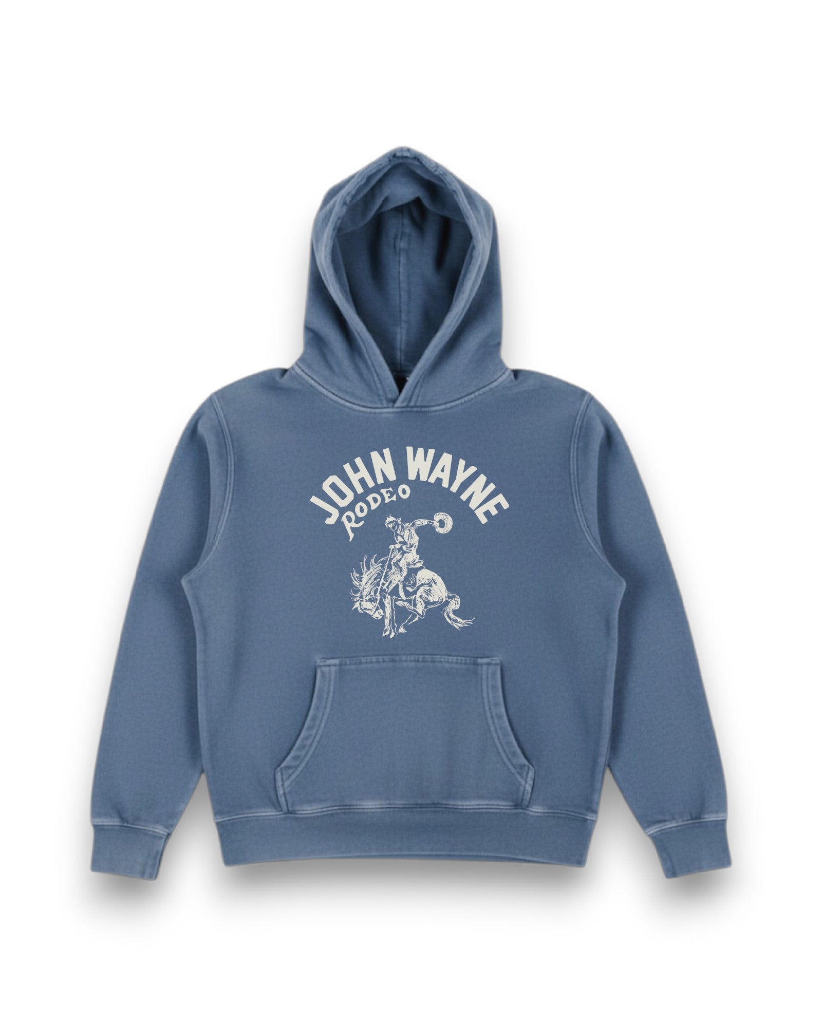 Saddle Up Rodeo Kids Hoodie - Slate Blue
