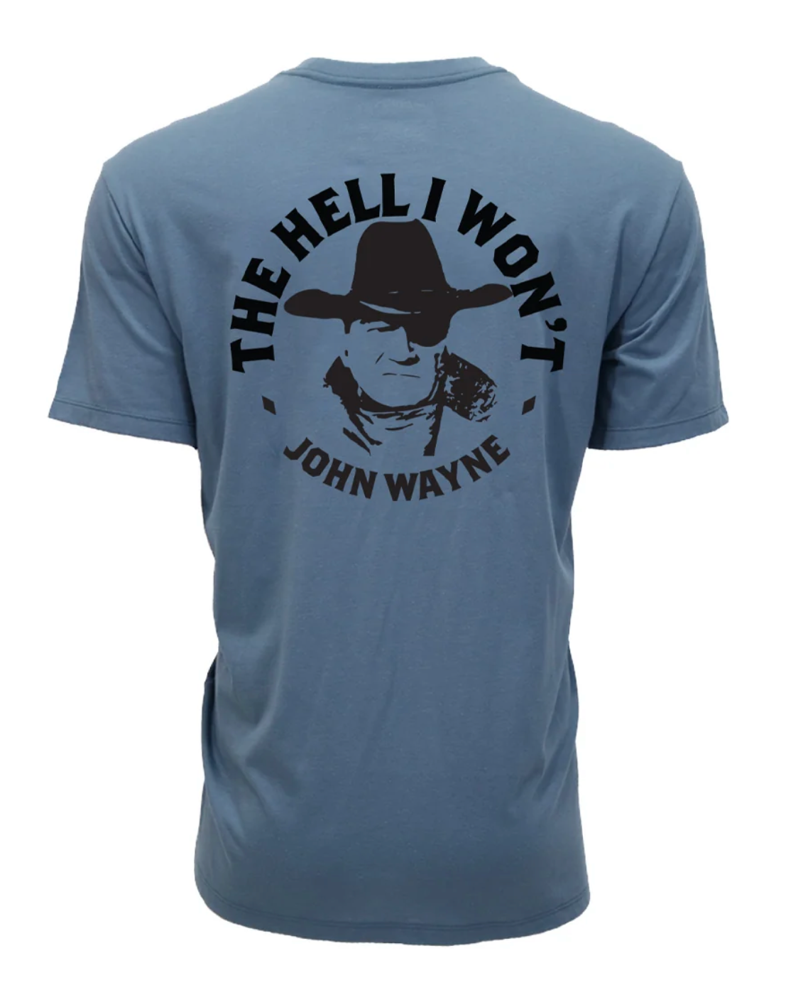 JW x Hooey Tee - Hell I Won't Dark Denim