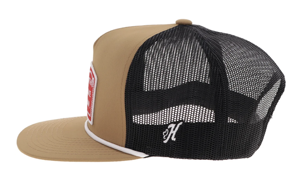 JW x Hooey Big Mouth Rope Hat - Tan/Black