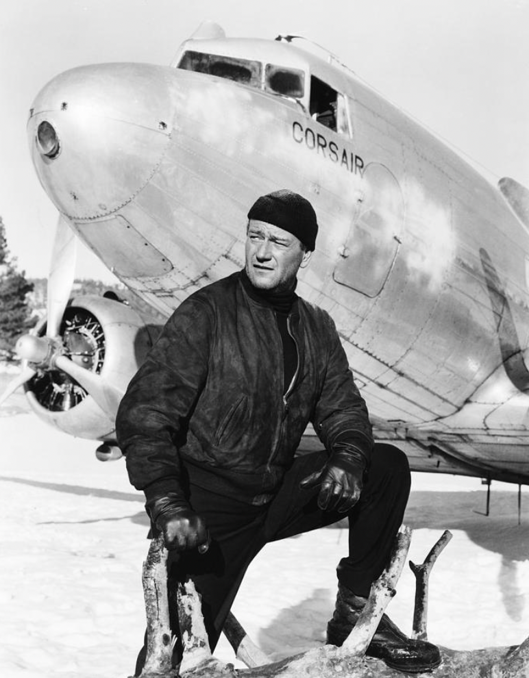 John Wayne Beanie – Inspired by Island in the Sky - Black