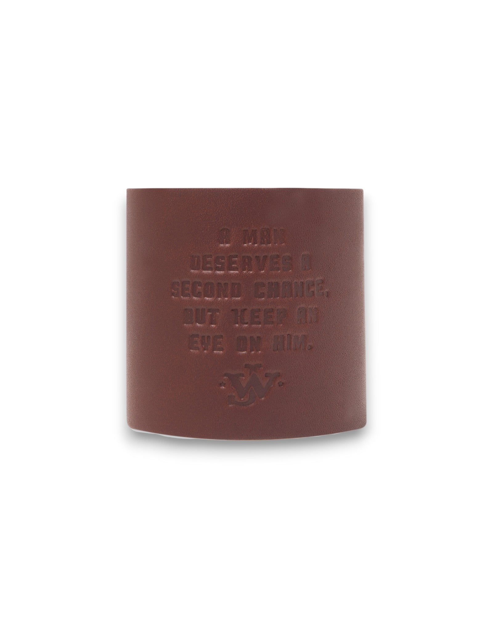 Second Chance Leather Can Koozie
