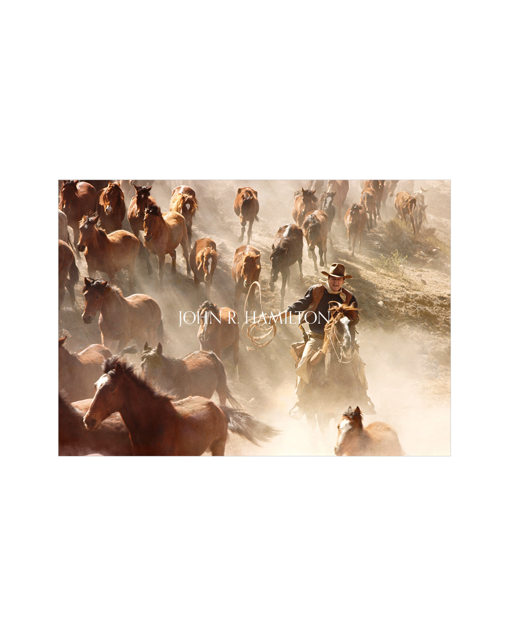 JOHN WAYNE ON SET OF "THE SONS OF KATIE ELDER", 1965