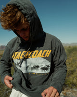 Stagecoach Photo Hoodie - Washed Black